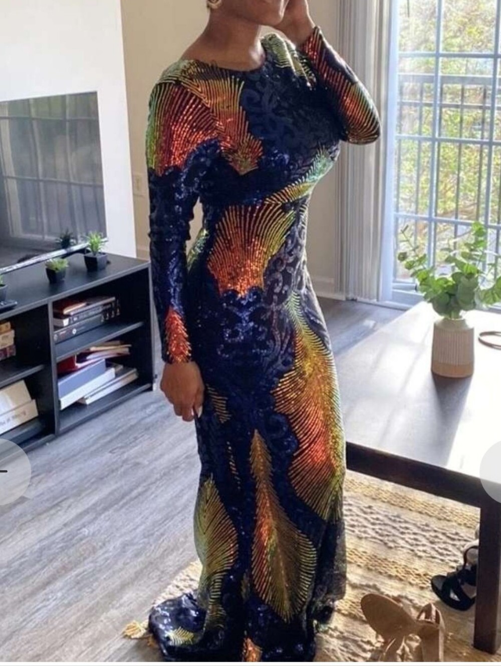 COLORBLOCK  SEQUINED PREMIUM BRAND SPECIAL EVENT MAXI - Picture 15 of 15